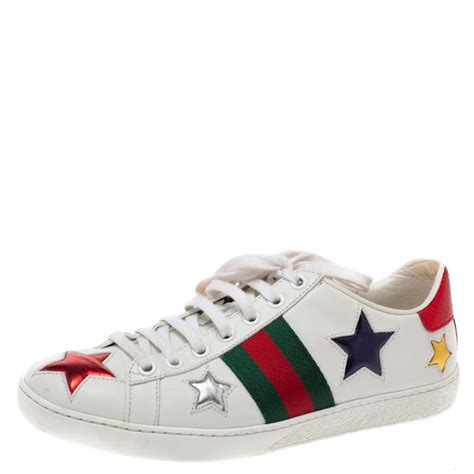 gucci ace metallic star sneakers|Gucci casual sneakers.